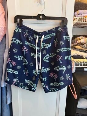 Chubbies Neon Glades swim trunks 7” size small